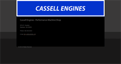 Desktop Screenshot of cassellengines.com