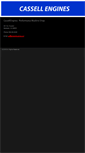 Mobile Screenshot of cassellengines.com